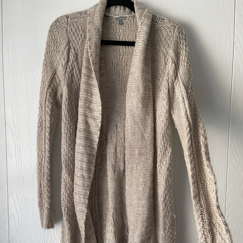 Knit cardigan sweater